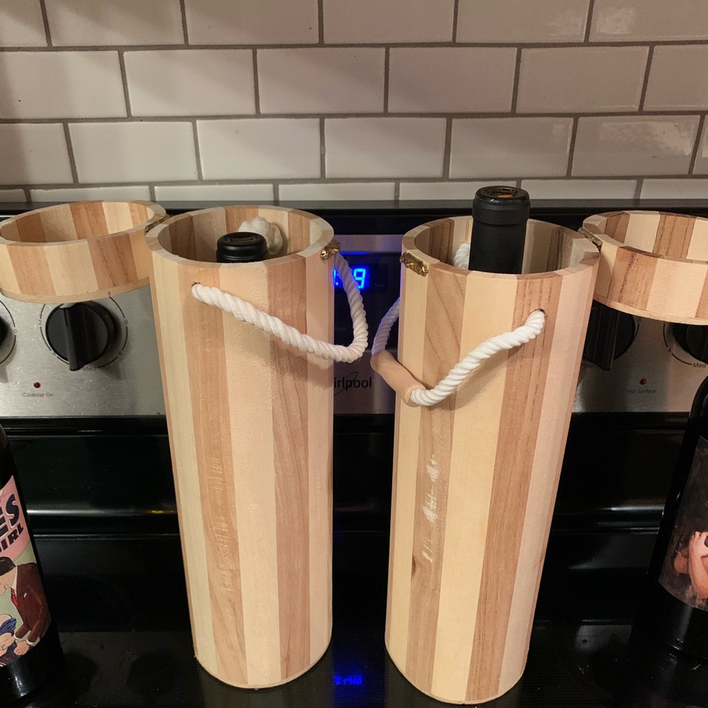 Handmade Wine carrier/Picnic carrier